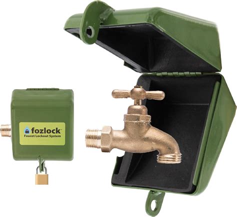 outside faucet lock box